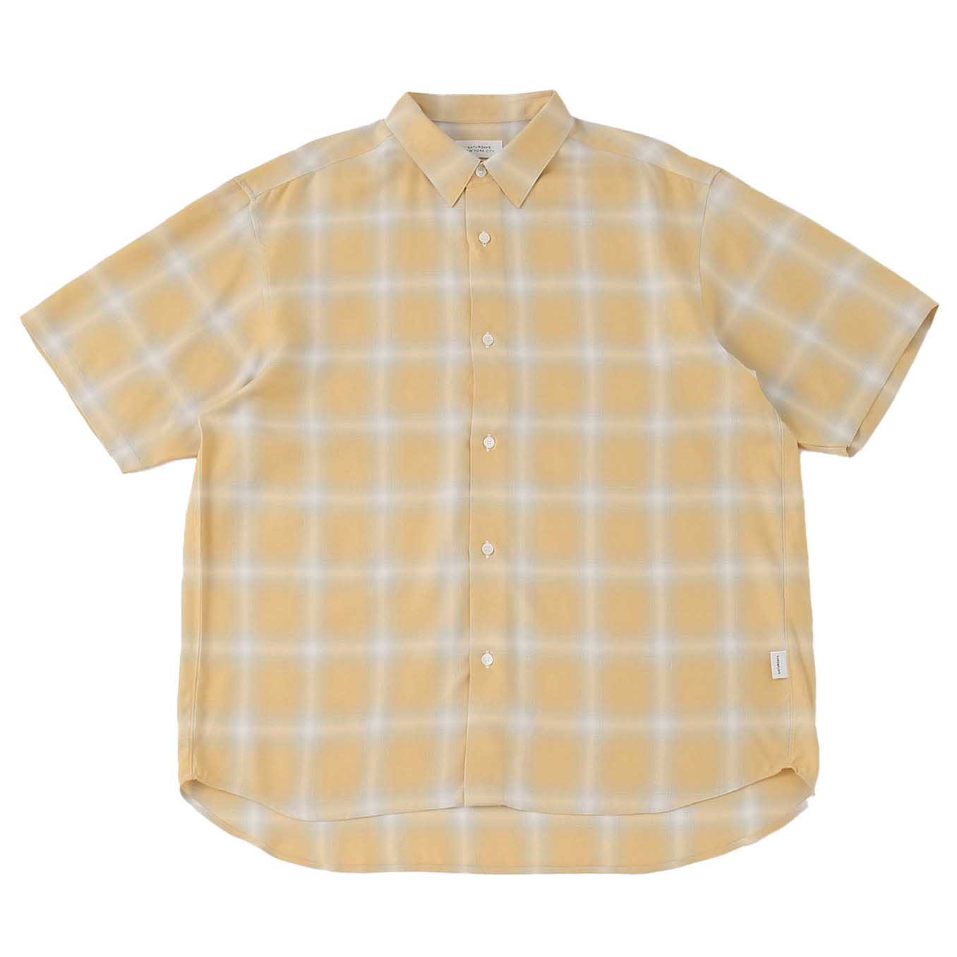 Saturdays NYC Bruce Checked Short Sleeve Shirt